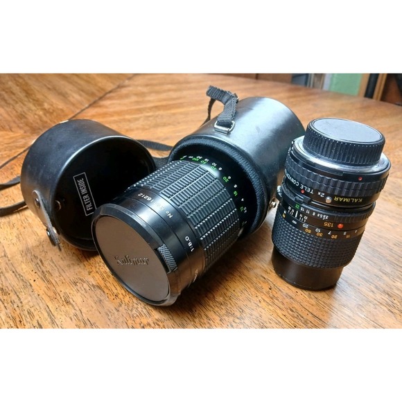 Kalimar Other - Kalimar MC Mirror Macro Lens 500mm 1:8 | 2x Tele Converter M/MD (X2 Lenses)